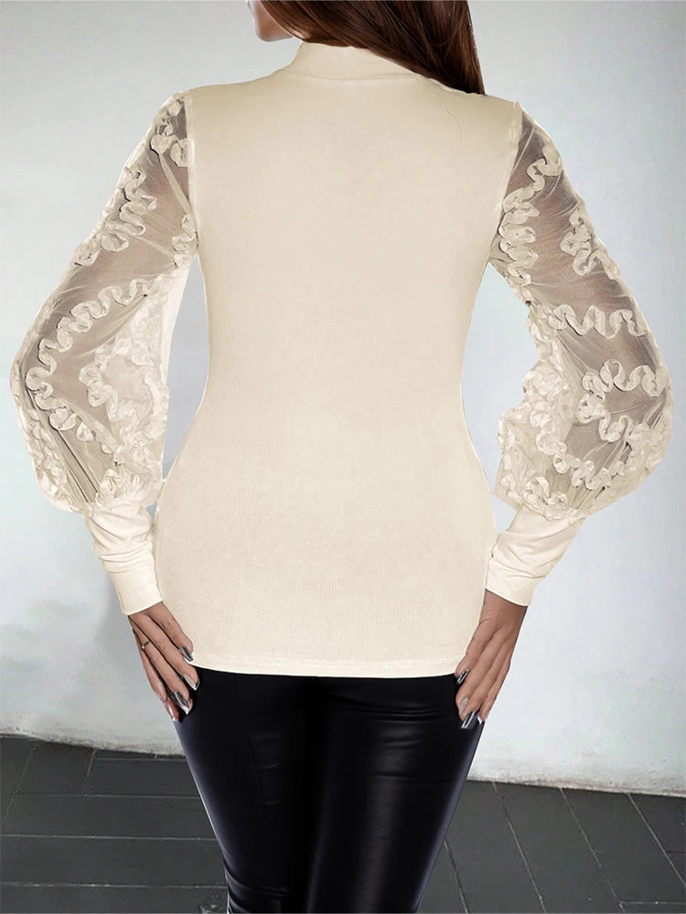 Clara | Long-sleeve Turtleneck Top